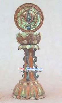 Chinese Classic Archaized Tang San Cai Statue-Eight Treasures