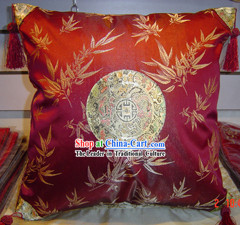 Chinese Classic Bamboo Silk Cushion