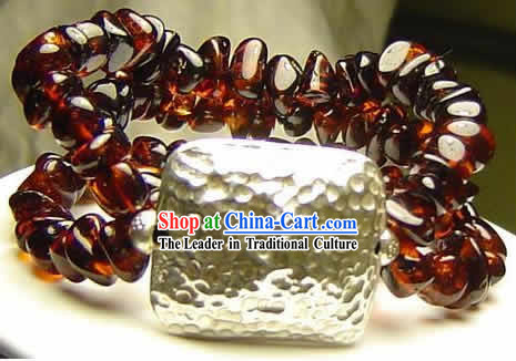 Palace Blood Amber Bracelet