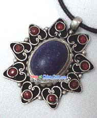 Charming Tibet Silver Lapis Lazuli Fall