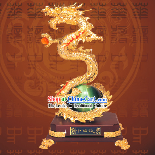 China Classic Large Gold Lucky Dragon