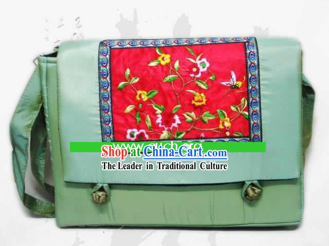Chinese Classic Handmade Embroidery Silk Bag