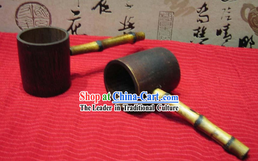 Chinese Hand Made Wooden Water Ladle