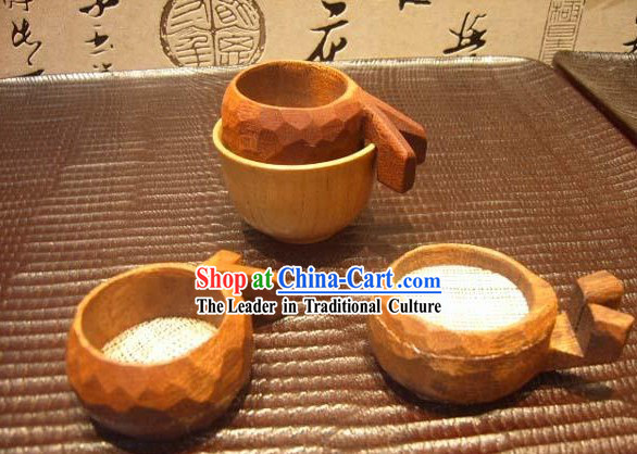 Chinese Hand Made Wooden Tea Tool-Cup Filter