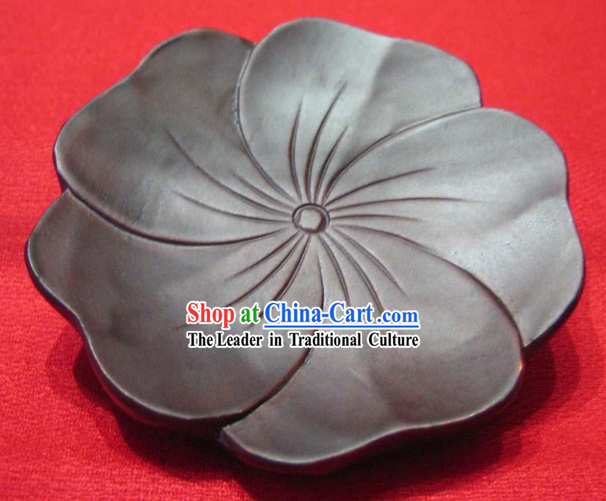 Chinese Hand Made Wooden Lotus Tablemat