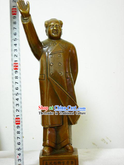 Chinese Classical Brass Collectibles-Chairman Mao Zedong