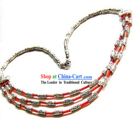 Tibetan Ancient Silver Necklace-Prince