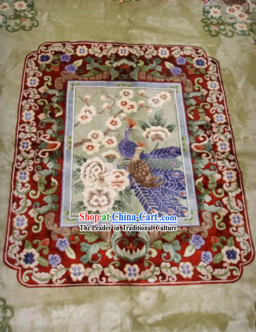 Art Decoration Chinese Large Hand Made Thick Natural Silk Rug_250_305cm_