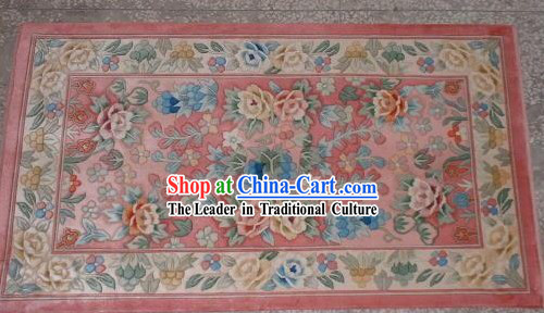 Art Decoration Chinese Hand Made Thick Silk Arras_Tapestry_Rug _87x120cm_