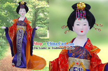 Handmade Peking Silk Figurine Doll - Tang Dynasty Beauty Empress 2