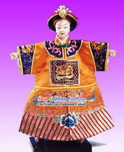 Chinese Classic Original Hand Puppet Handicraft-Emperor of Qing