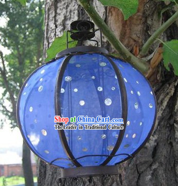 Chinese Ancient Style Silk Iron Lantern