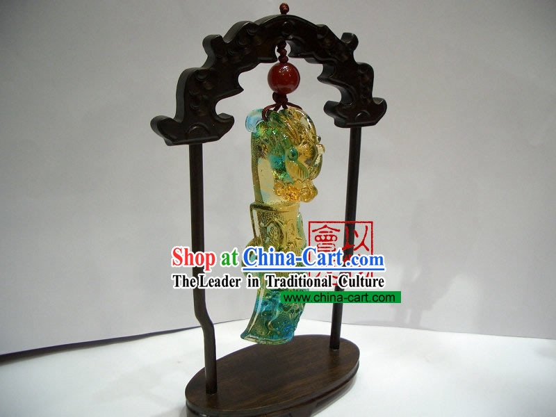 Chinese Classic Ancient Method Colored Glazed-Lucky Dragon