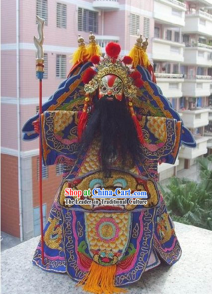 Chinese Classic Original Hand Puppet Handicraft - Huo Mu Red Da Hua