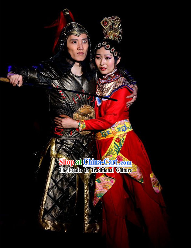 Farewell My Concubine Dance Costumes for Men and Women Complete Sets