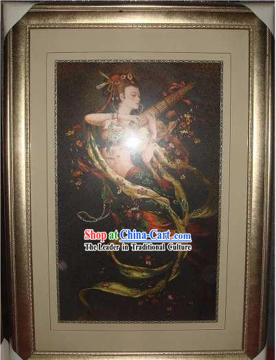 Supreme Chinese All Hand Embroidery Handicraft - Flying Fairy