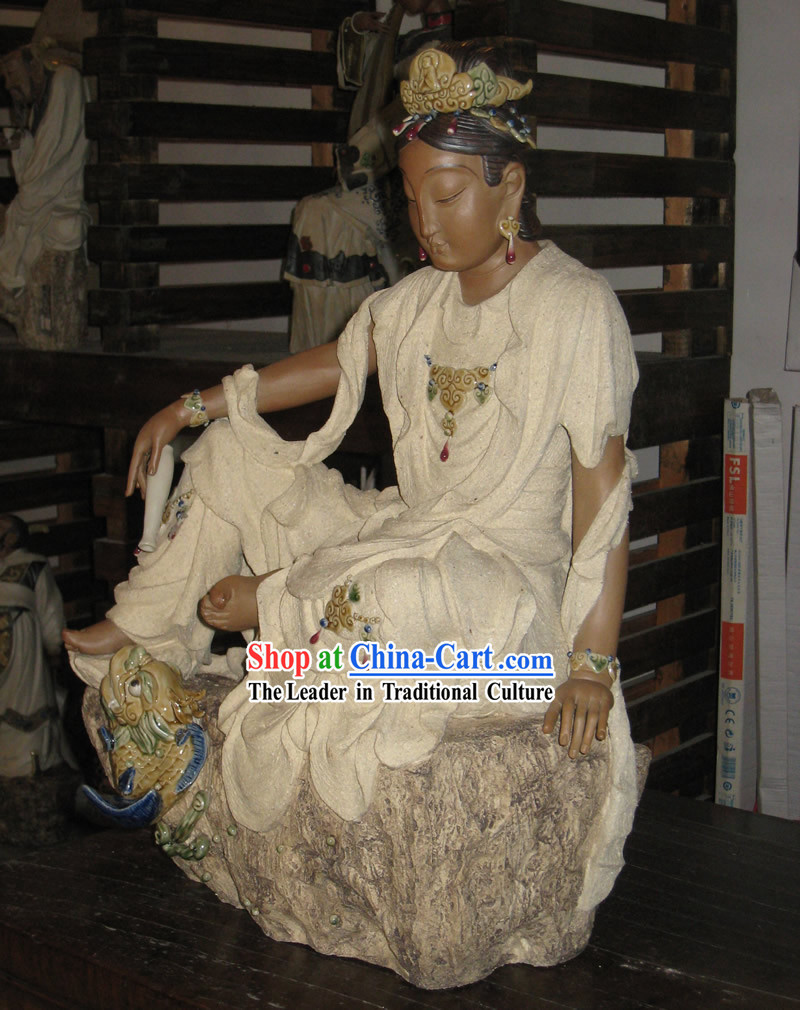 Chinese Classic Shiwan Ceramics Statue Collection - Kwan-yin