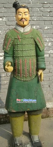 Colored Military Officer of Terra Cotta Warrior