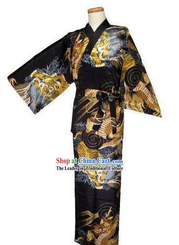 Japanese Tiger Costumes Kimono for Men