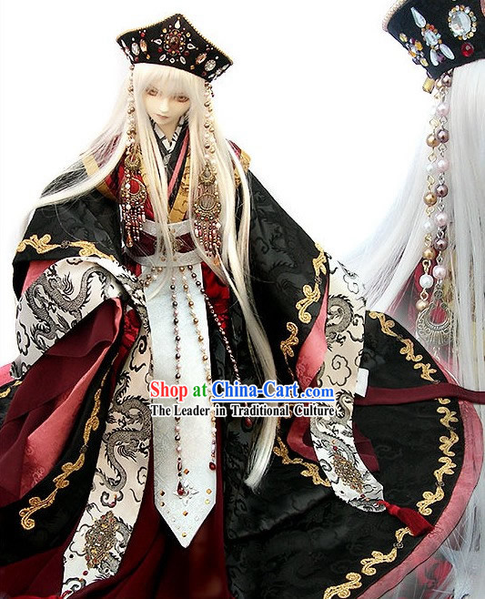 Japanese Ancient Emperor Costume Complete Set