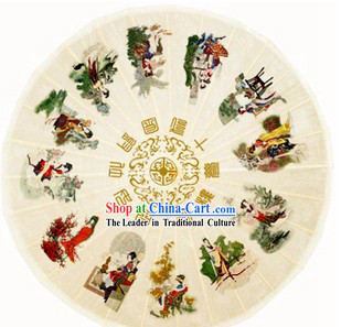 Chinese Hand Made Ancient Beauties Umbrella