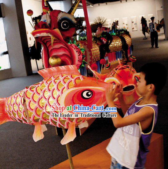 Traditional Dragon Dance Parade Escort - Carp