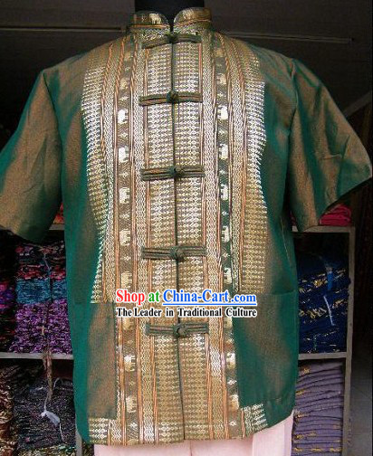 Traditional Thai Blouse Costume Complete Set for Men