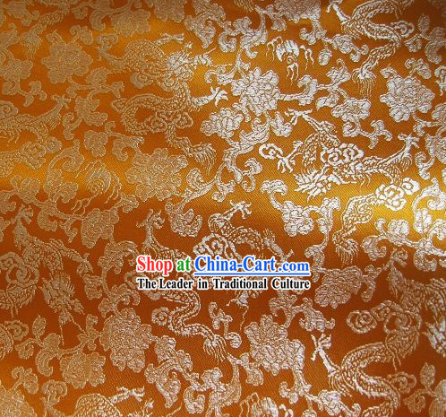 Traditional Dragons Brocade Fabric