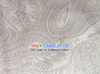 Chinese Classical Fu Rui Xiang Silk White Fabric