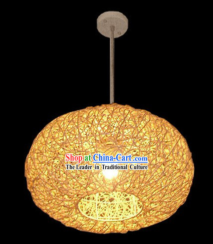 Chinese Handmade Pumpkin Cane Lantern