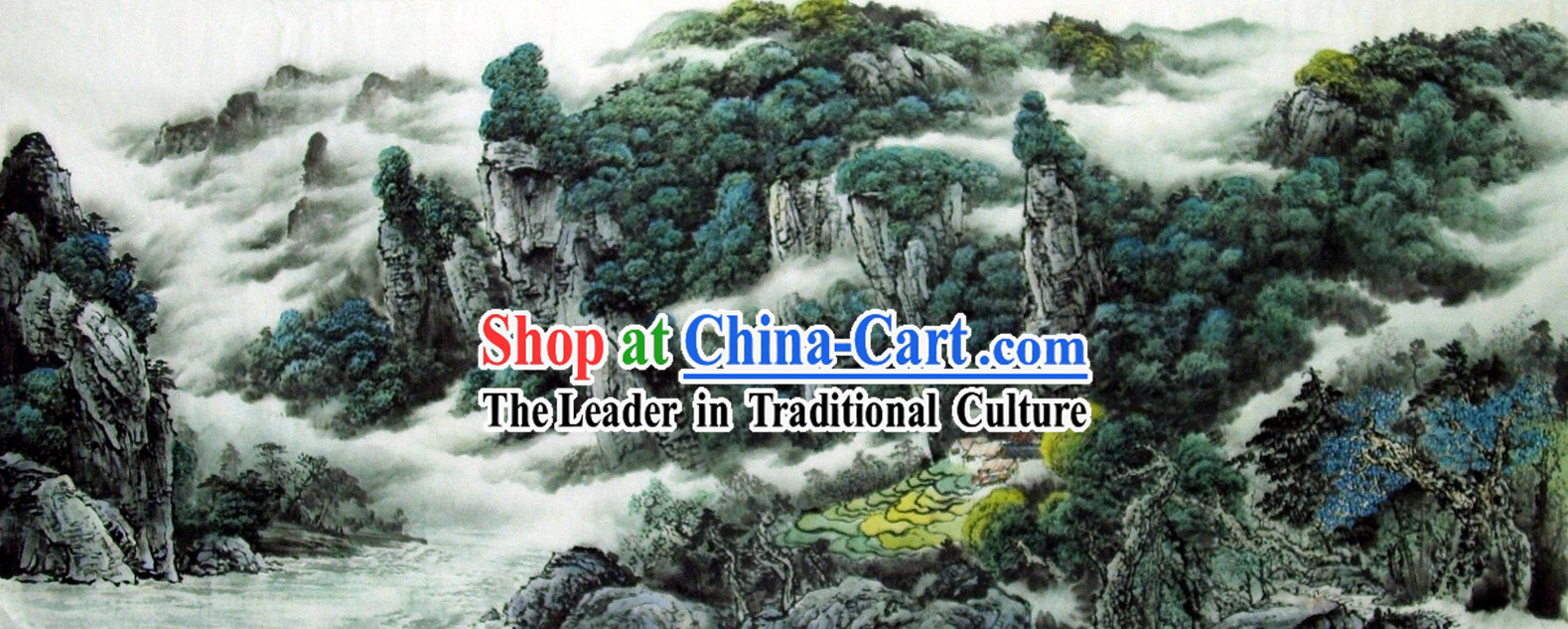 Chinese Landscape Painting - Guilin Scene