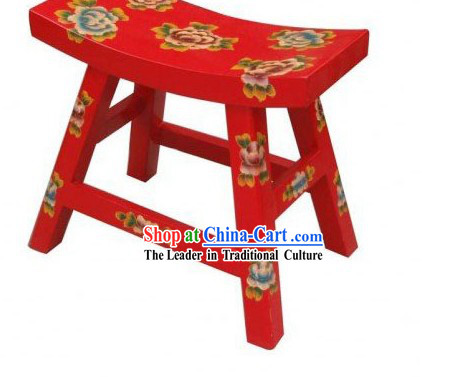 Chinese Tibetan Natural Wood Bar Chair