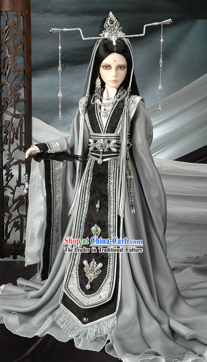 Ancient Chinese Emperor Cosplay Costume Complete Set