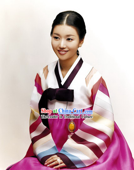 Traditional Korean Hanbok National Dress