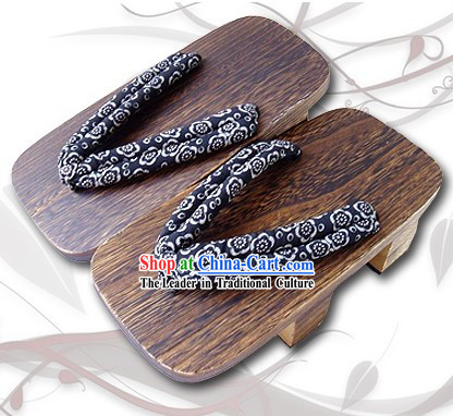 Traditional Japanese Kimono Geta Set for Men