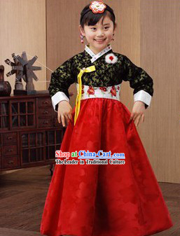 Traditional Korean Hanbok for Children