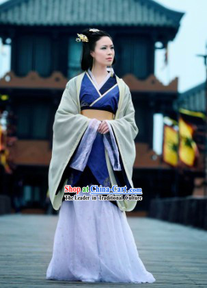 Chinese Ancient Beauty Costume Complete Set