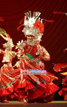 Chinese Miao Minority Clothing and Headdresses