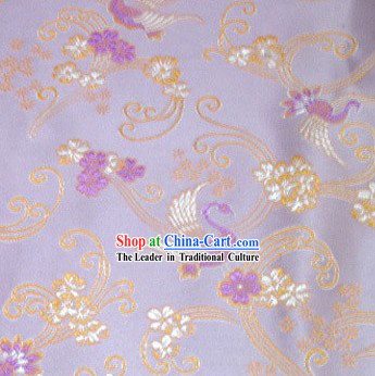 Classical Swan Silk Fabric