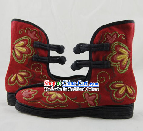 Chinese Folk Han Dynasty Shoes