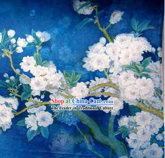 Snow Flower Silk Fabric