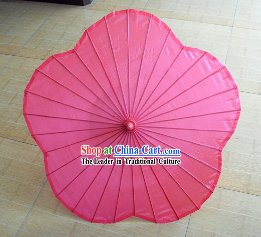 Chinese Flower Shape Dance Umbrella