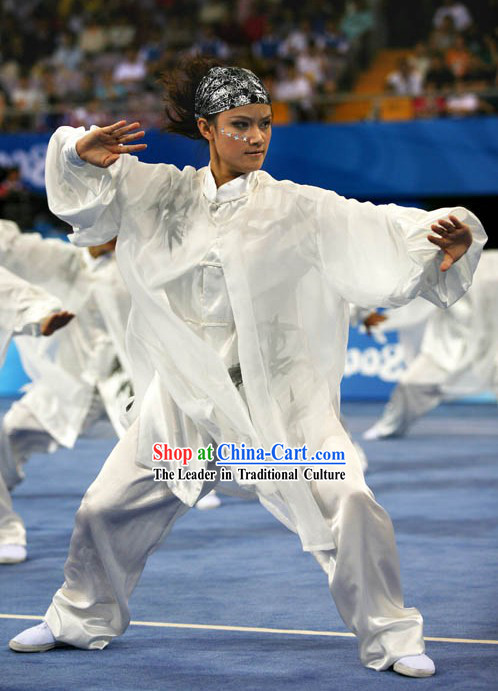 Chinese Wushu Silk Uniforms for Masters