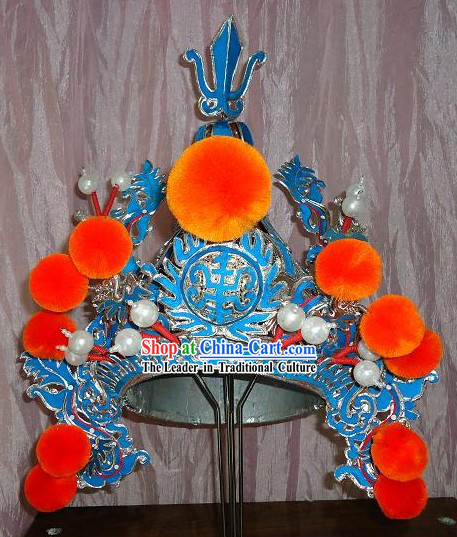 Peking Opera Wusheng General Helmet for Men