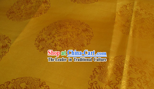 Traditional Chinese Dragon Brocade Fabric