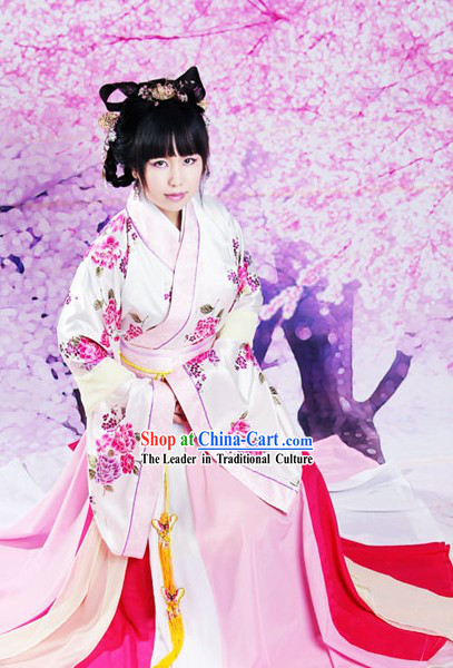 Ancient Chinese Princess Hanfu Clothing Complete Set