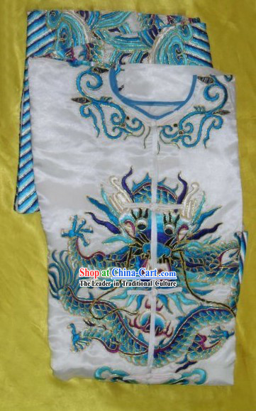 Chinese Beijing Opera Dragon Costume and Hat for Men