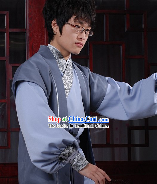 Chinese Ancient Han Dynasty Martial Arts Chivalry Costumes for Men