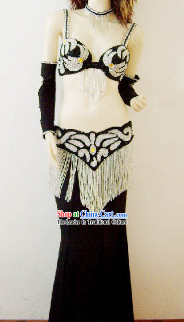 Top Competition Belly Dance Costumes Complete Set for Women