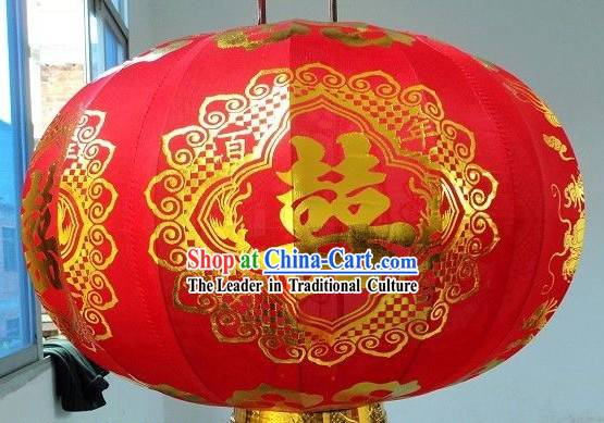 Traditional Chinese Red Phoenix Lantern